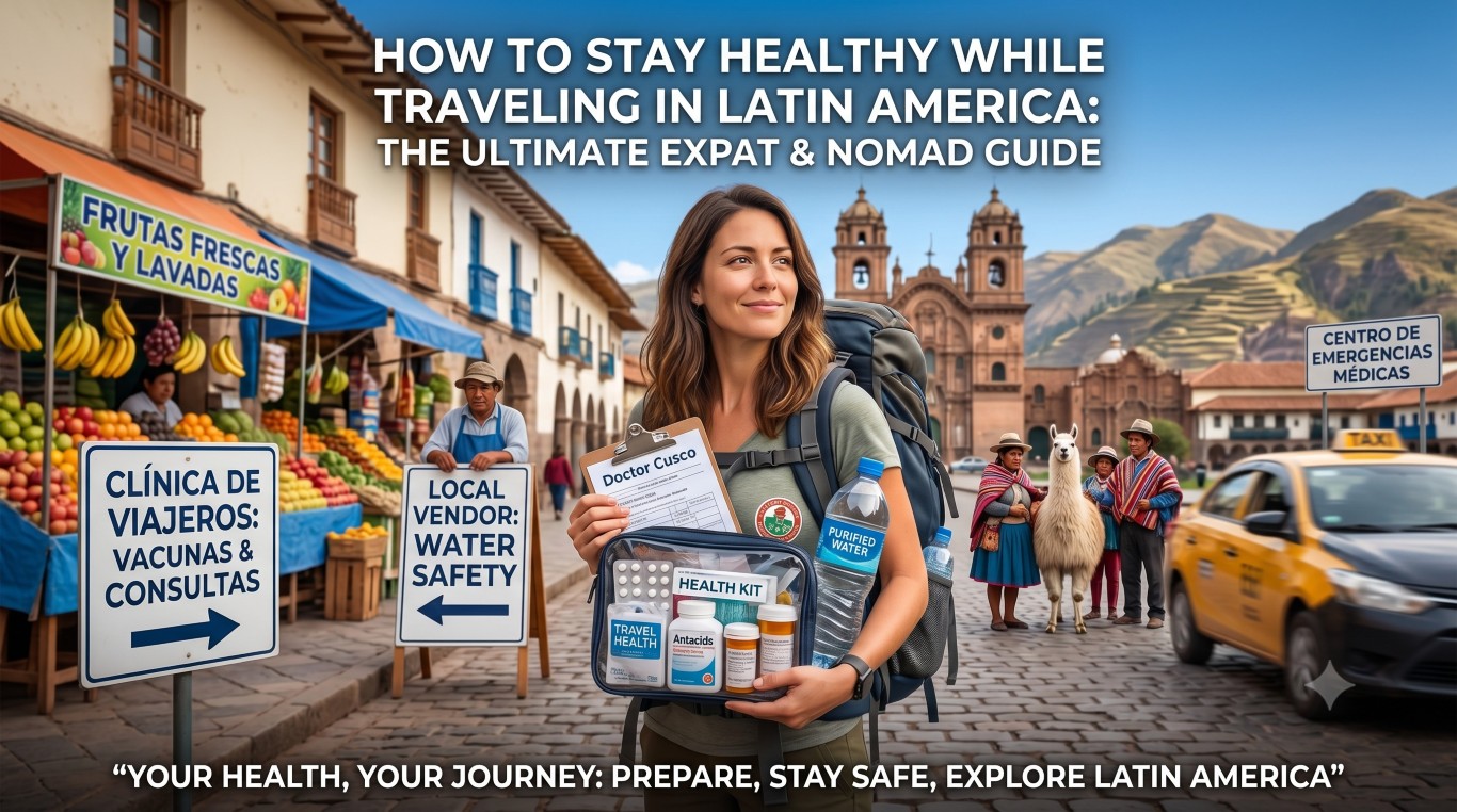 Cómo Mantenerse Saludable al Viajar por Latinoamérica: La Guía Definitiva para Nómadas y Expatriados